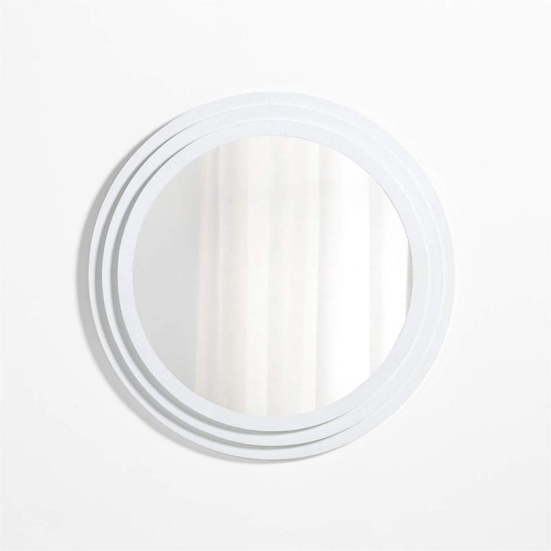 CRATE & BARREL - Espejo de Pared Redondo Lewes 102cm