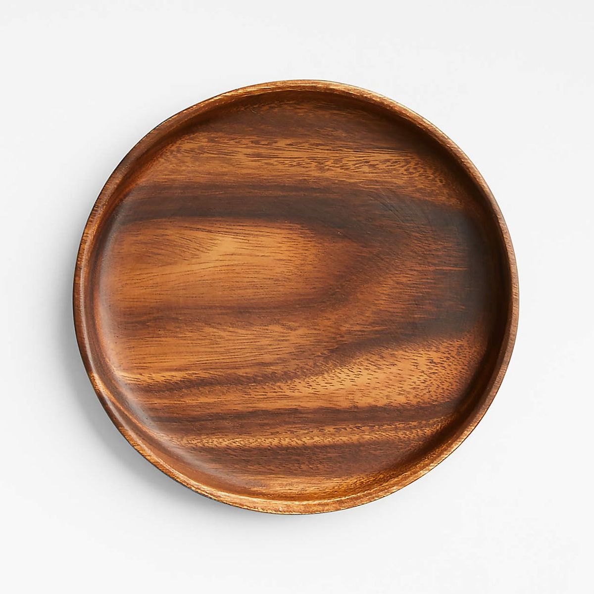 CRATE & BARREL - Plato de Acacia Tondo (23cm)