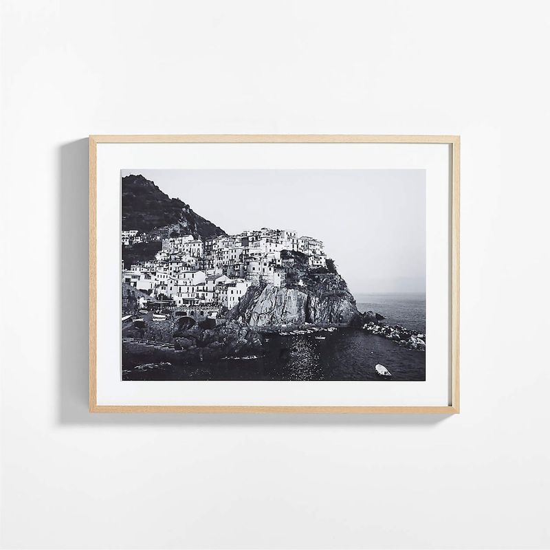 CRATE & BARREL - Impresión Artística Enmarcada Para Pared "lazy Days" 102x76cm
