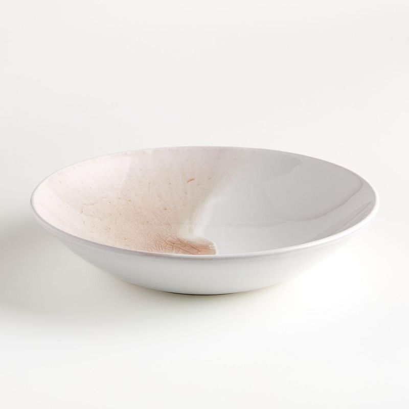 CRATE & BARREL - Bowl bajo Ora Blush Crate & Barrel