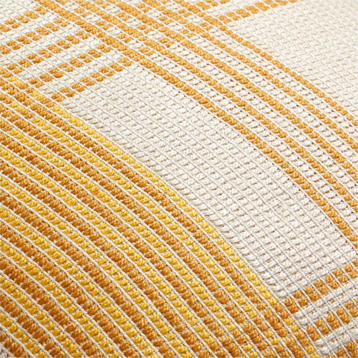 CRATE & BARREL - Cojín Plaid para Terraza 51x51cm