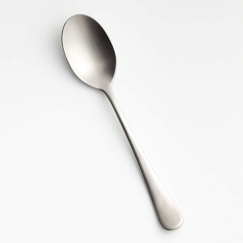 CRATE & BARREL - Cuchara de Servir Satinada Caesna