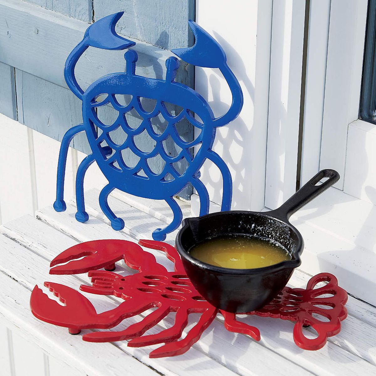 CRATE & BARREL - Olla para Derretir de Hierro Fundido LODGE