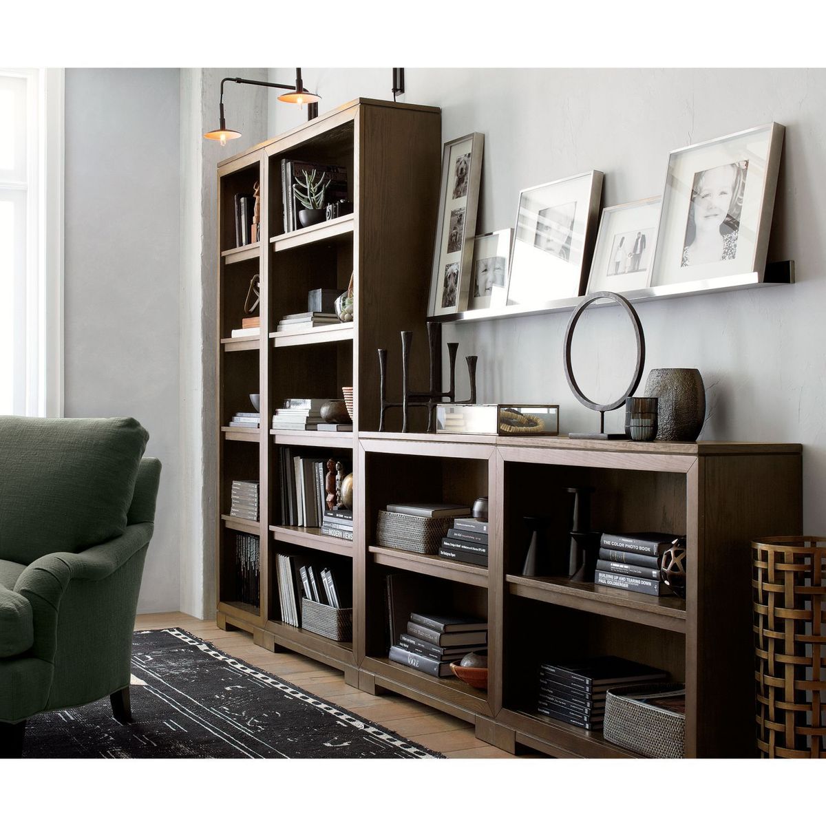 CRATE & BARREL - Marco de Pared Plata Pulida de 20x25cm