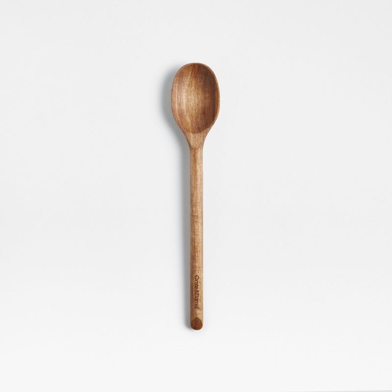 CRATE & BARREL - Cuchara para Servir Pequeña de Madera Acacia