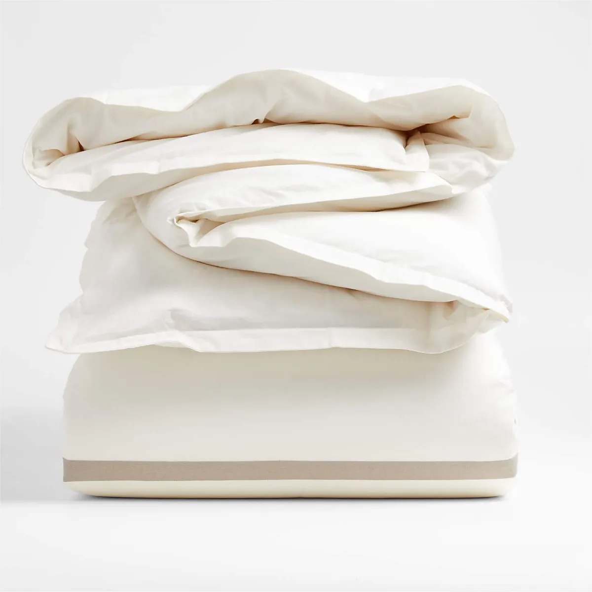 CRATE & BARREL - Funda de Duvet Percal 
