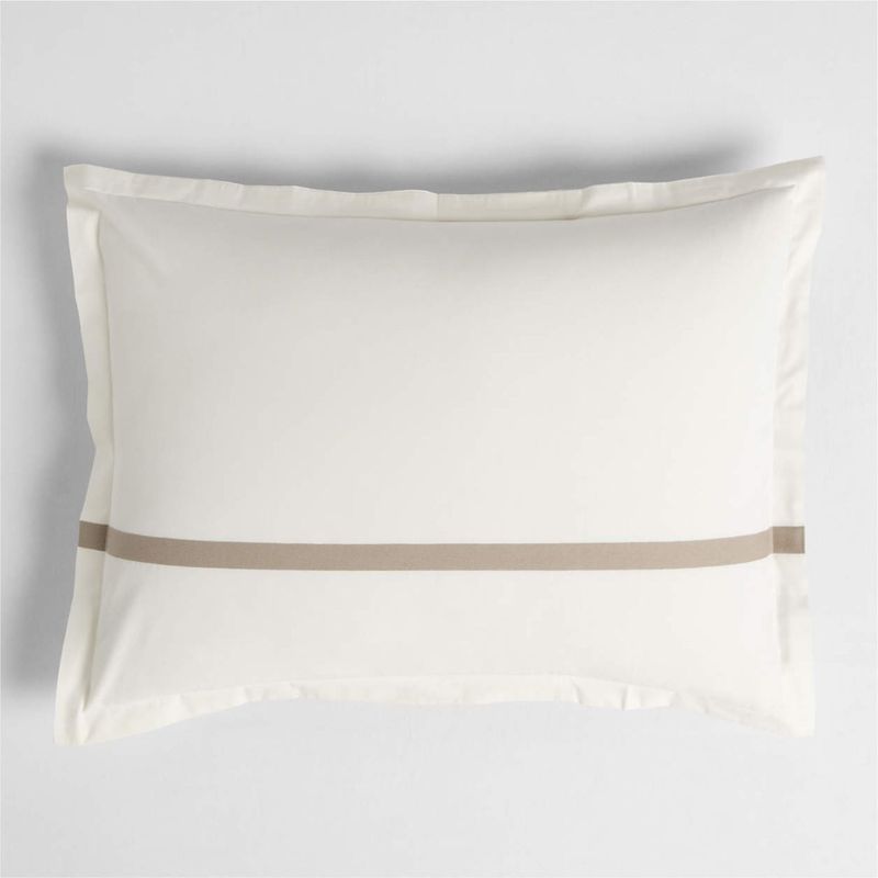 CRATE & BARREL - Funda de Almohada Stripe Estándar