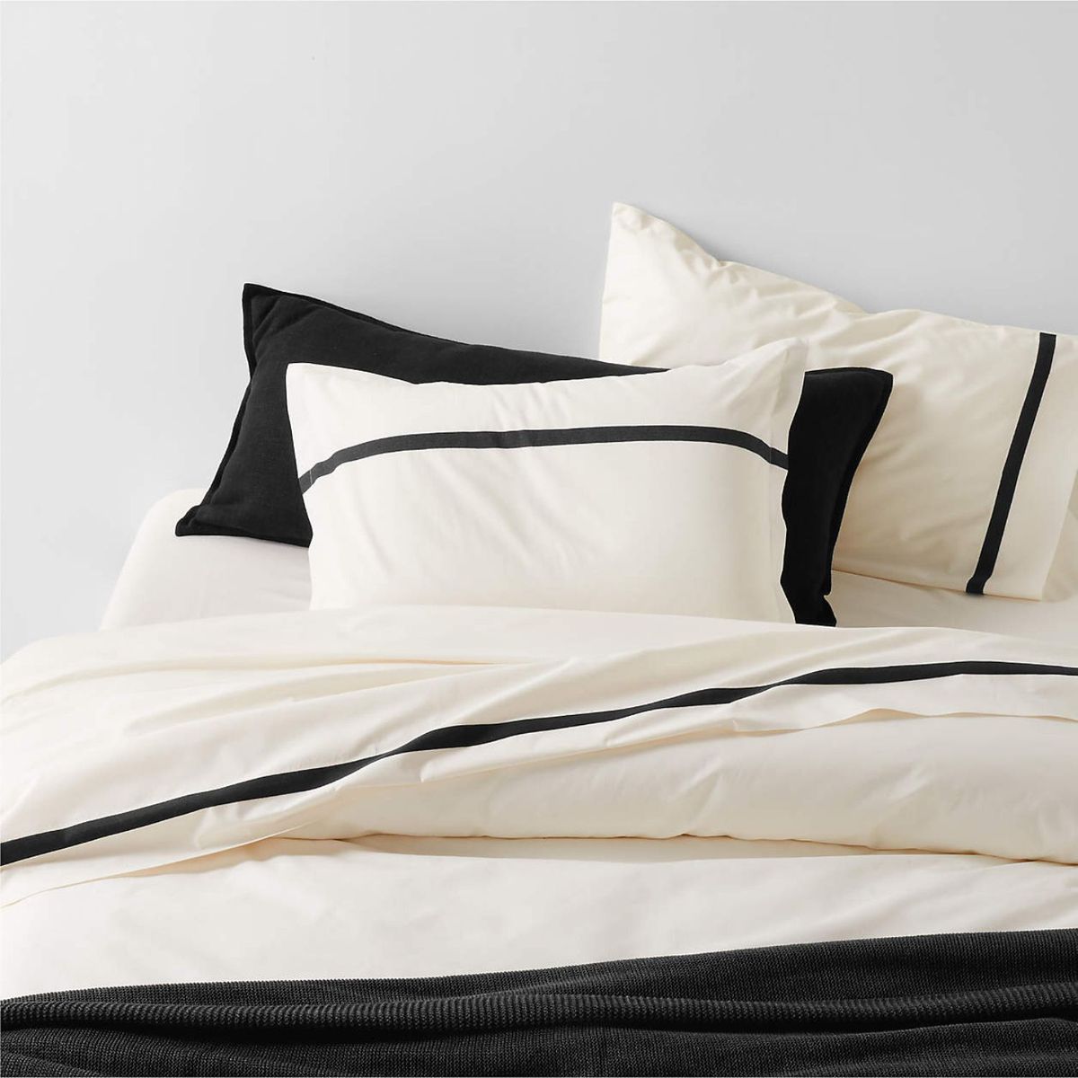 CRATE & BARREL - Funda de Duvet Percal 