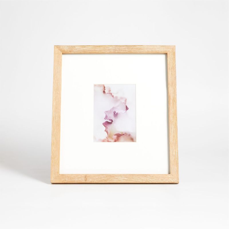 CRATE & BARREL - Marco de Fotos de Madera de Roble Clara (13x18cm)