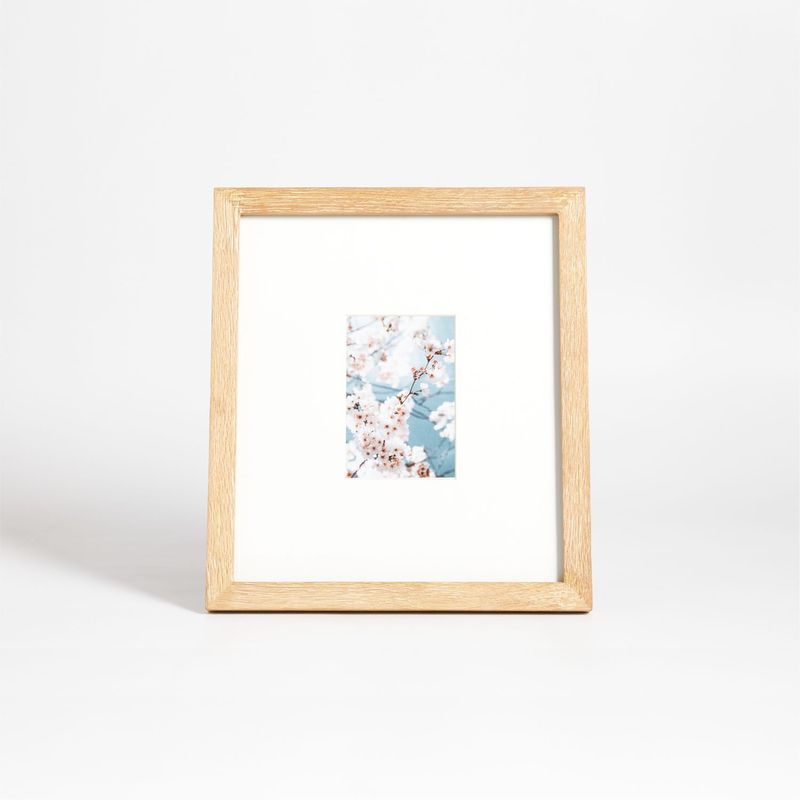 CRATE & BARREL - Marco de Fotos de Madera de Roble Clara (10x15cm)