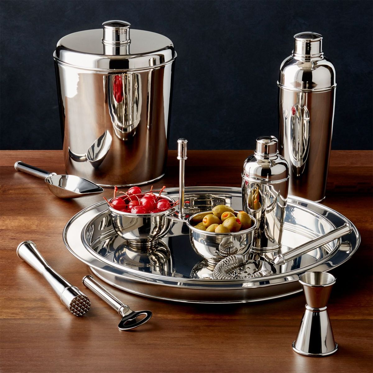 CRATE & BARREL - Mortero de bar Easton