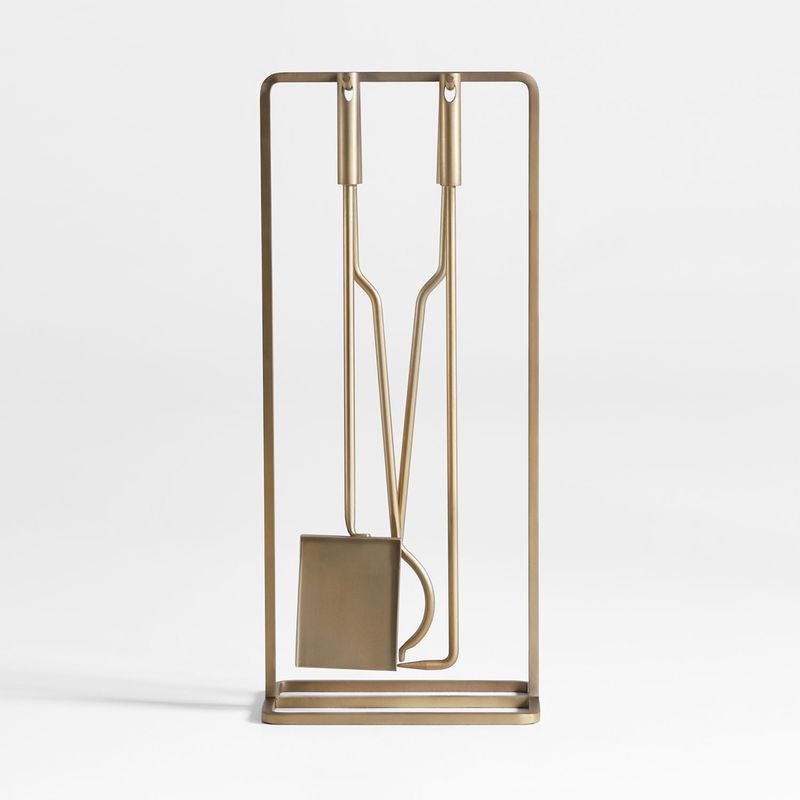 CRATE & BARREL - Accesorios para Chimenea Telum Brass