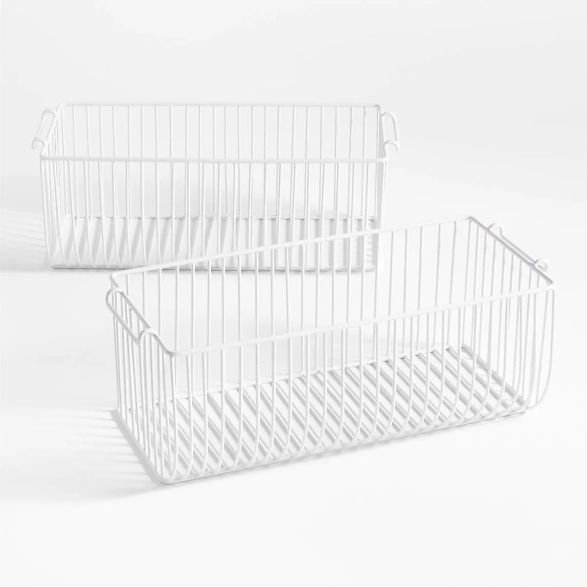 CRATE & BARREL - Cesta Colgante De Pared Cora De 2-niveles
