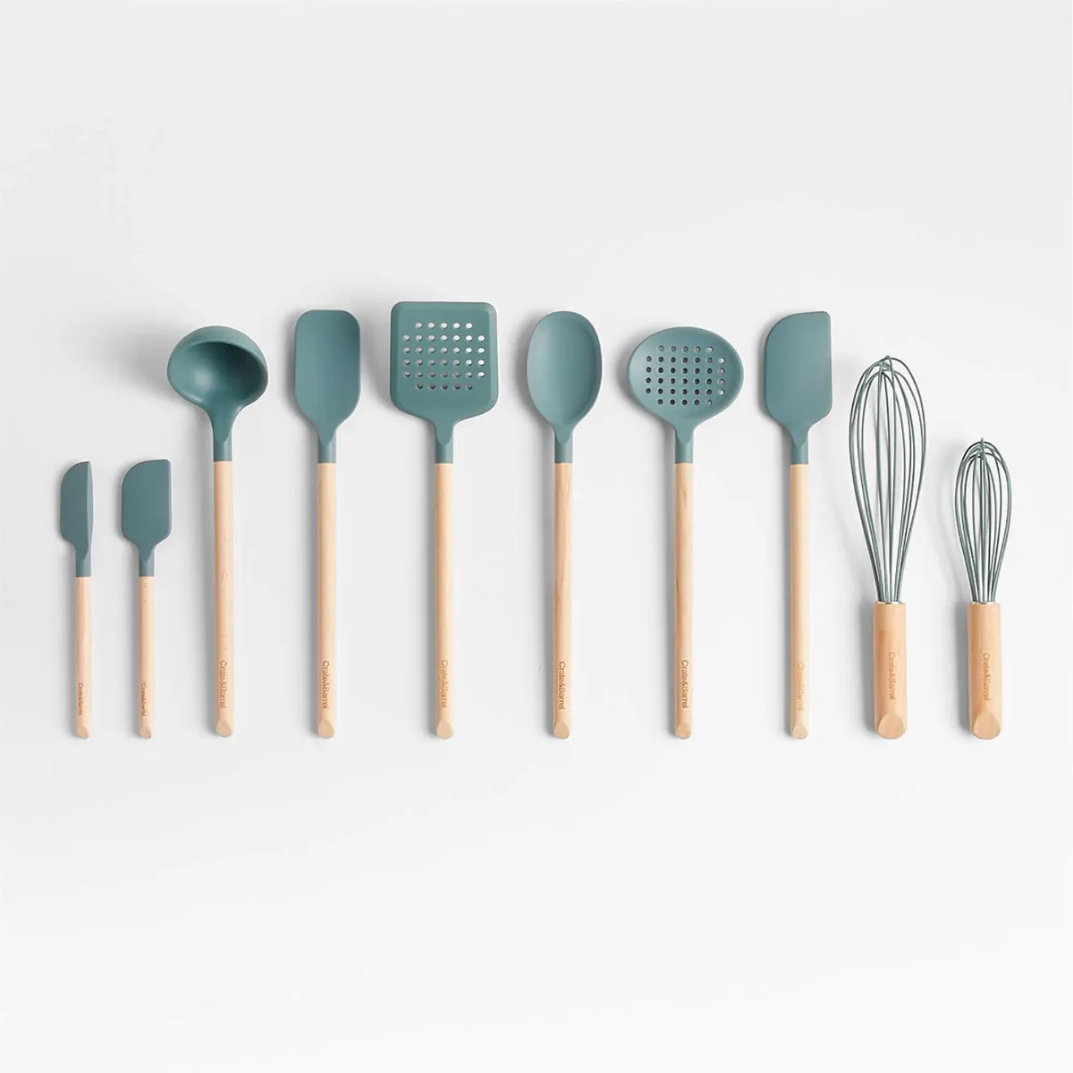 CRATE & BARREL - Espátula de Silicona con Mango de Madera