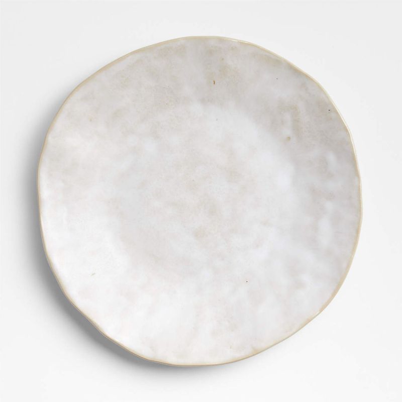 CRATE & BARREL - Plato Principal Kiln Blanquecino