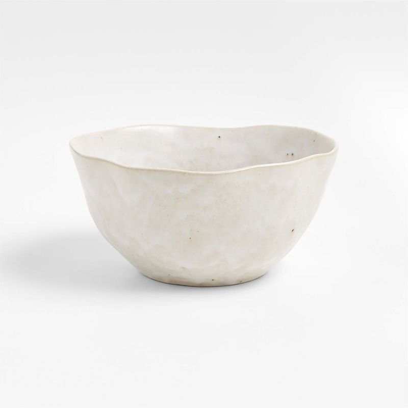 CRATE & BARREL - Bowl Para Cereal Kiln Blanquecino