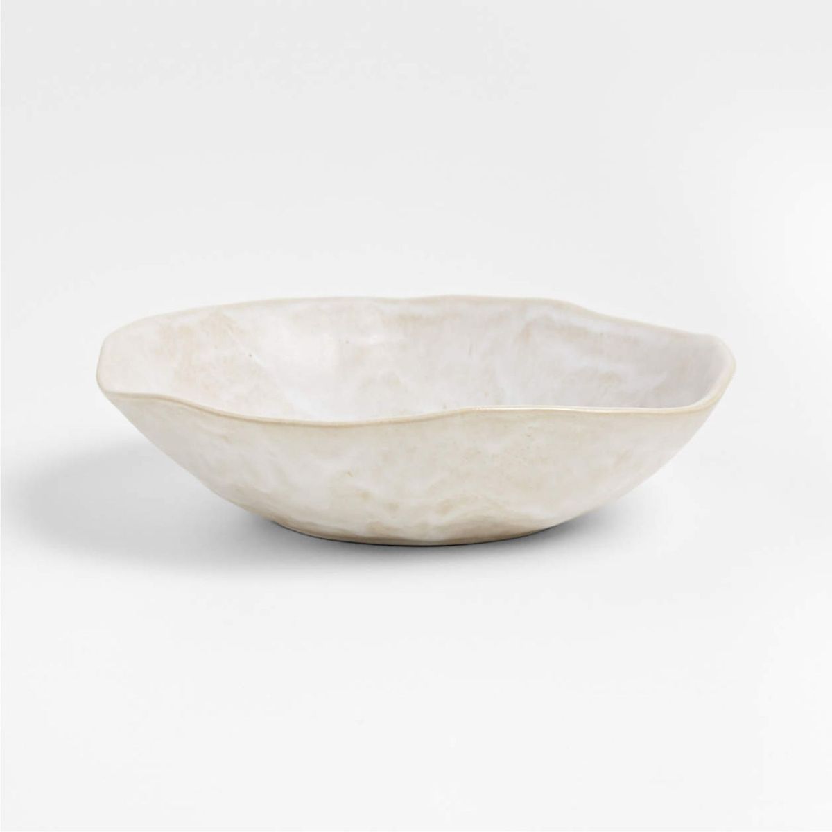 CRATE & BARREL - Bowl Para Pasta Kiln Blanquecino