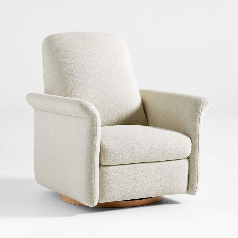 CRATE & BARREL - Butaca Reclinable Giratoria Tasse