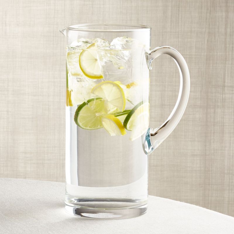 CRATE & BARREL - Jarra de Vidrio Aspen 86oz.