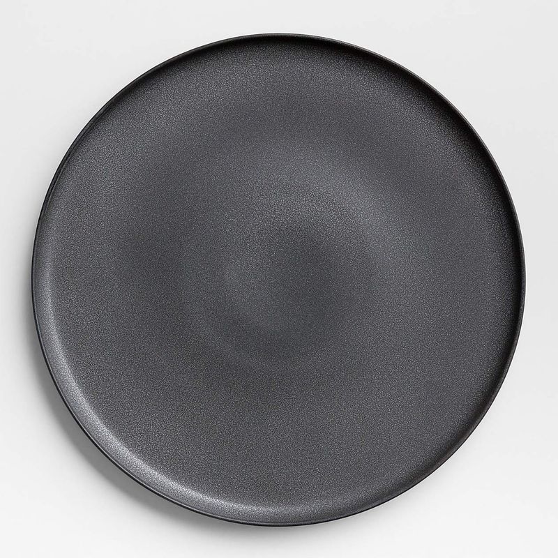 CRATE & BARREL - Fuente De Servir De Gres Mate Gris Oscuro Wren