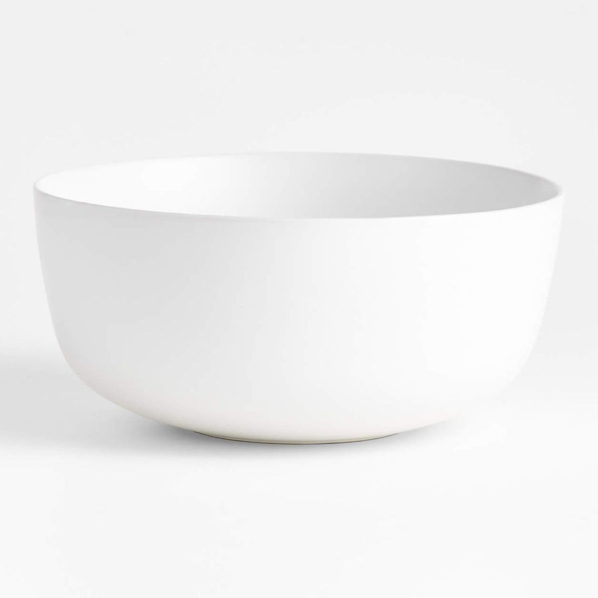 CRATE & BARREL - Bowl De Servir De Gres Mate Blanco Wren