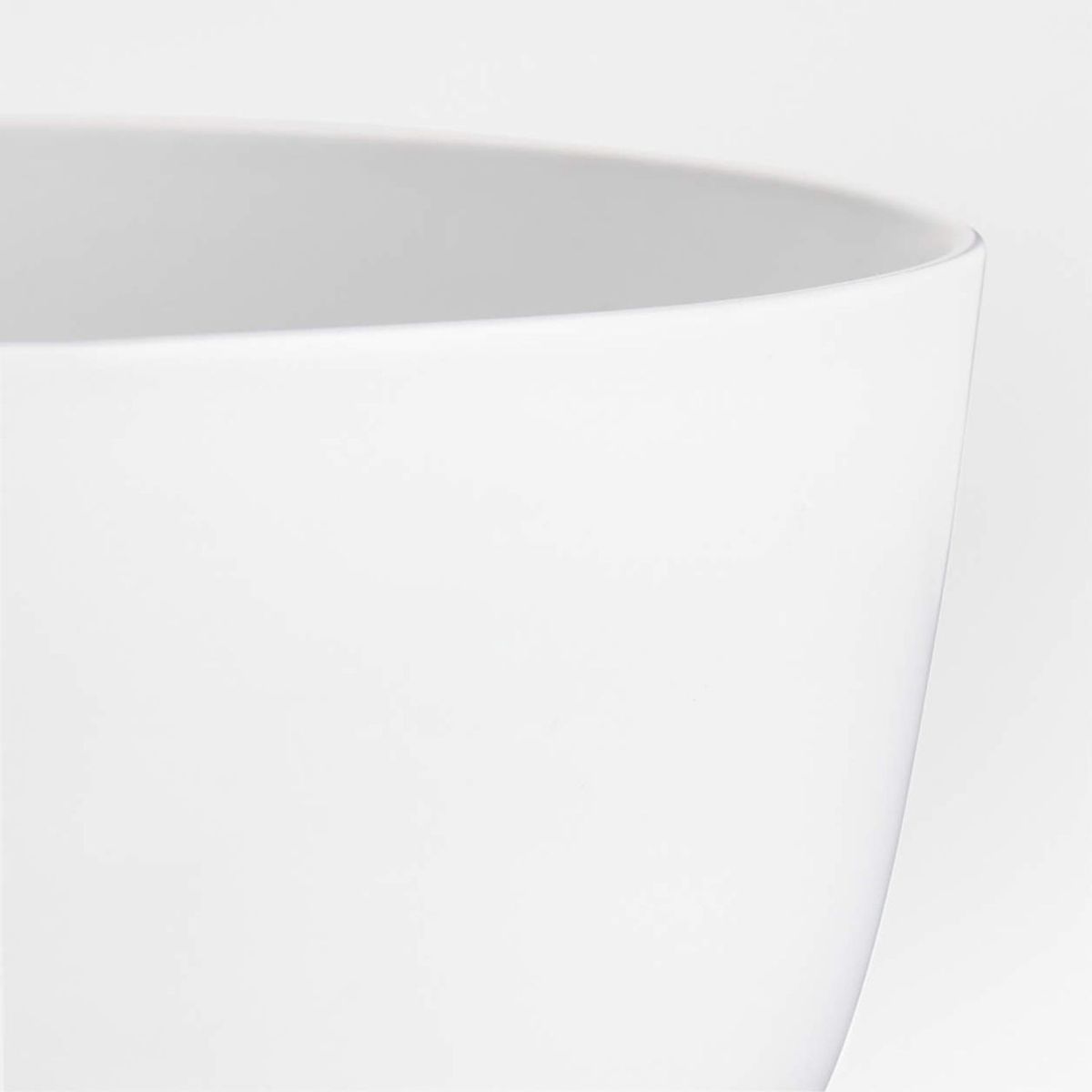 CRATE & BARREL - Bowl De Servir De Gres Mate Blanco Wren