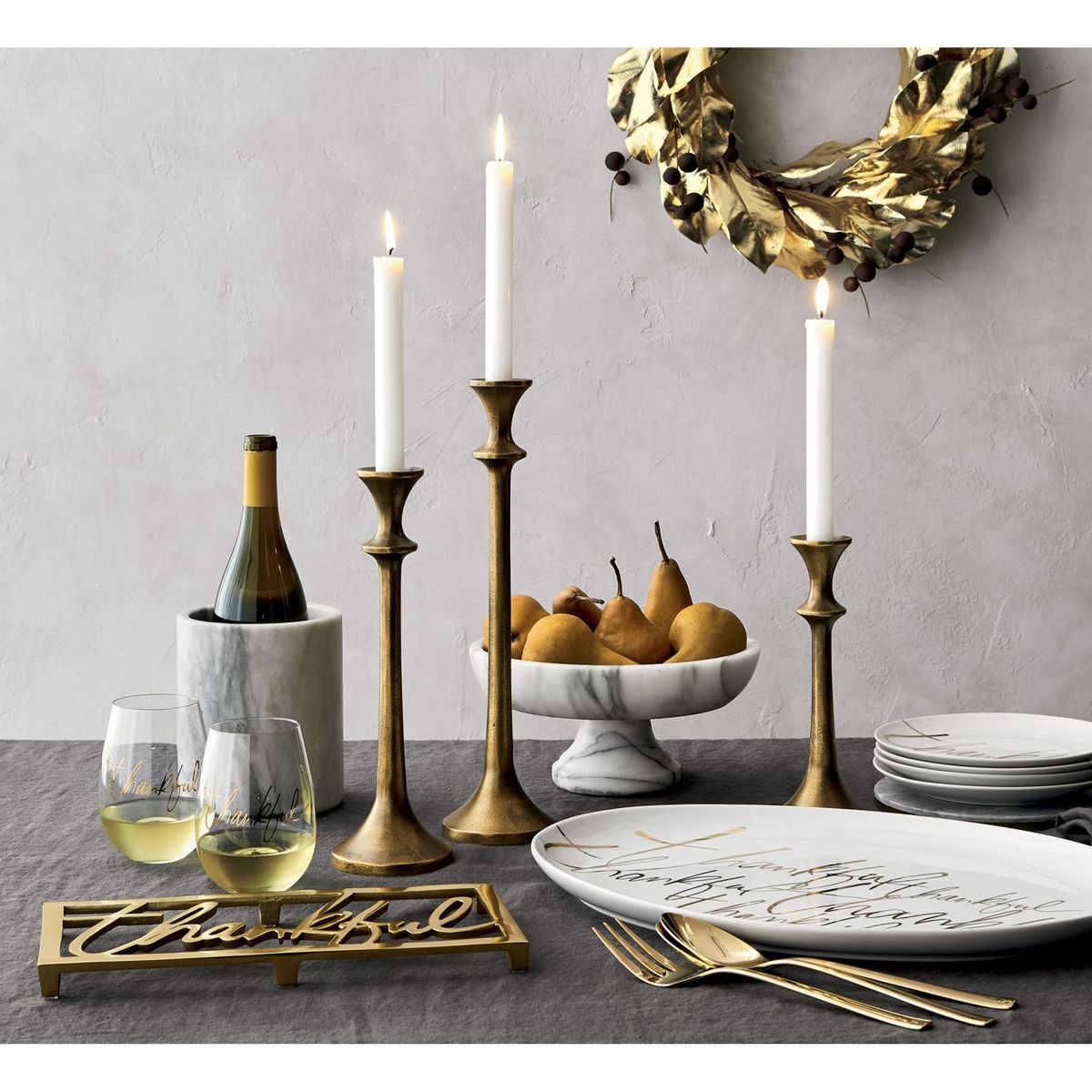 CRATE & BARREL - Porta Velas Emmett