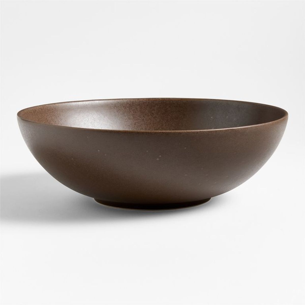 CRATE & BARREL - Bowl de Servir Craft Espresso de Gres