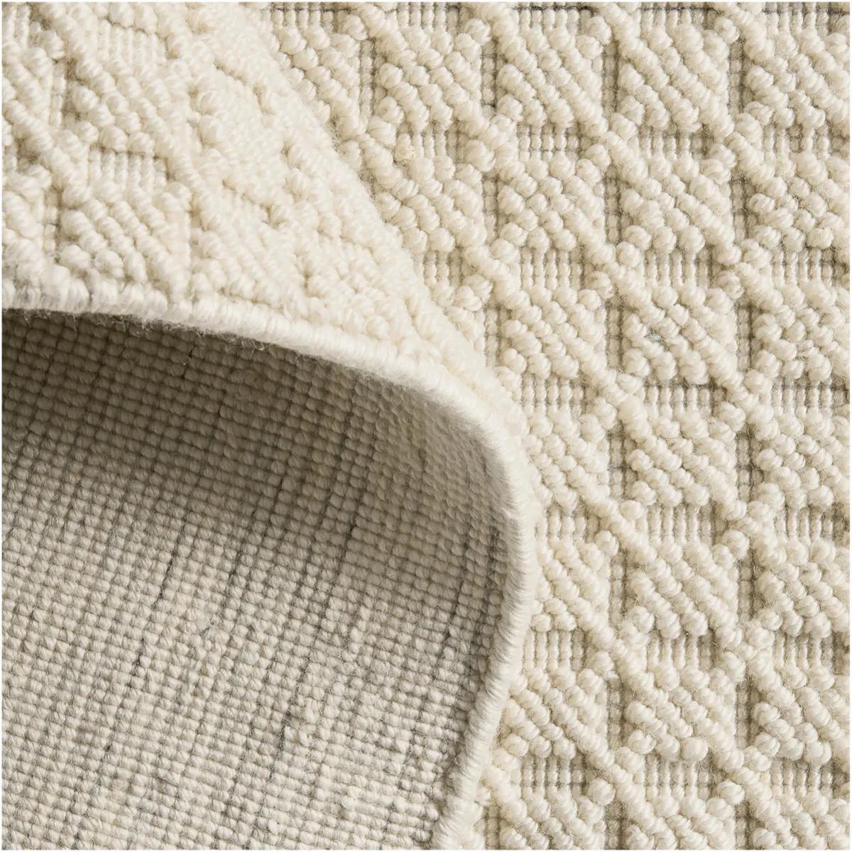 CRATE & BARREL - Alfombra Porto Ivory 183x274cm