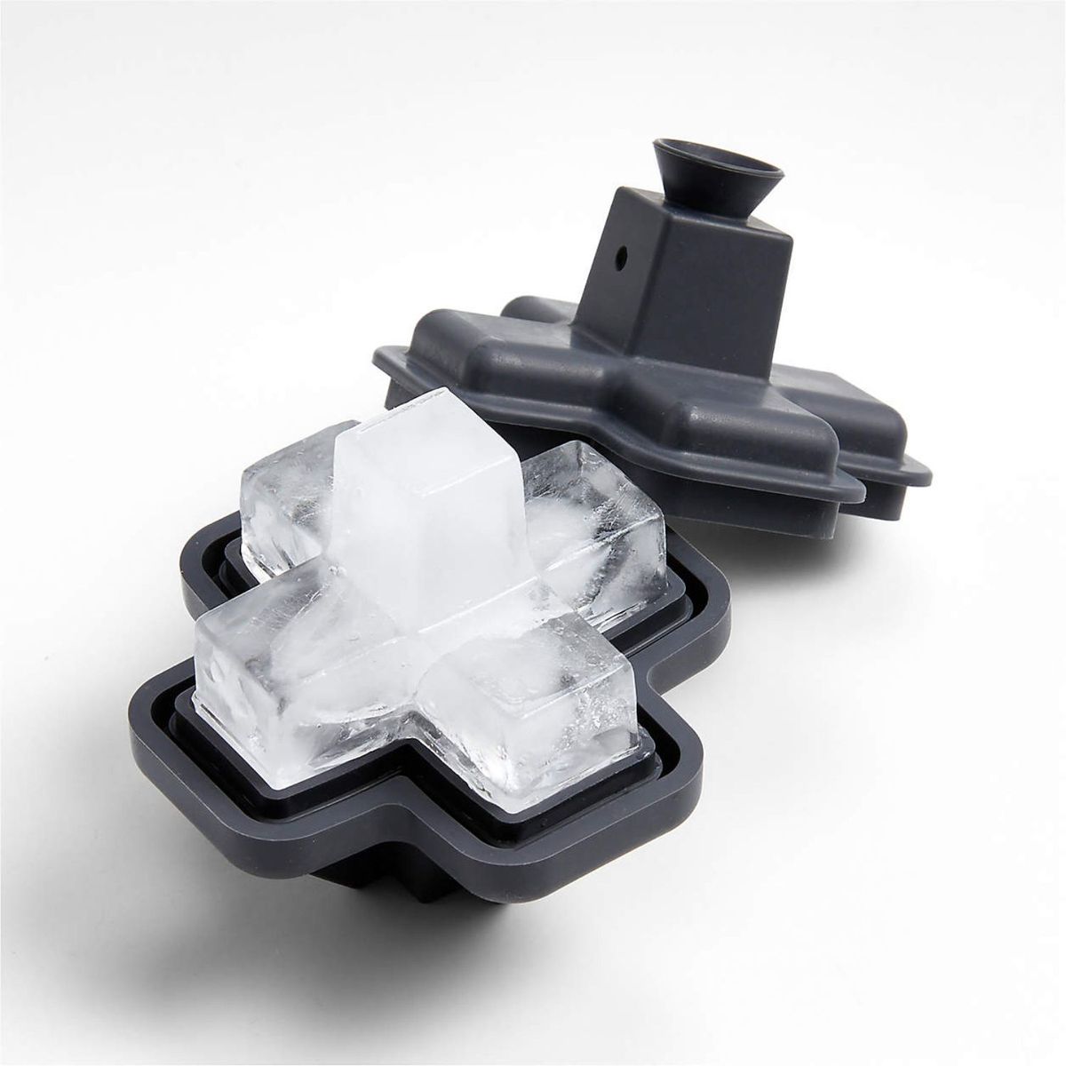 CRATE & BARREL - Set De 2 Moldes Para Hielo Jack