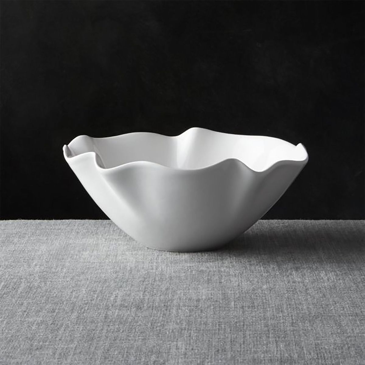 CRATE & BARREL - Bowl Ondas Blanco Chico
