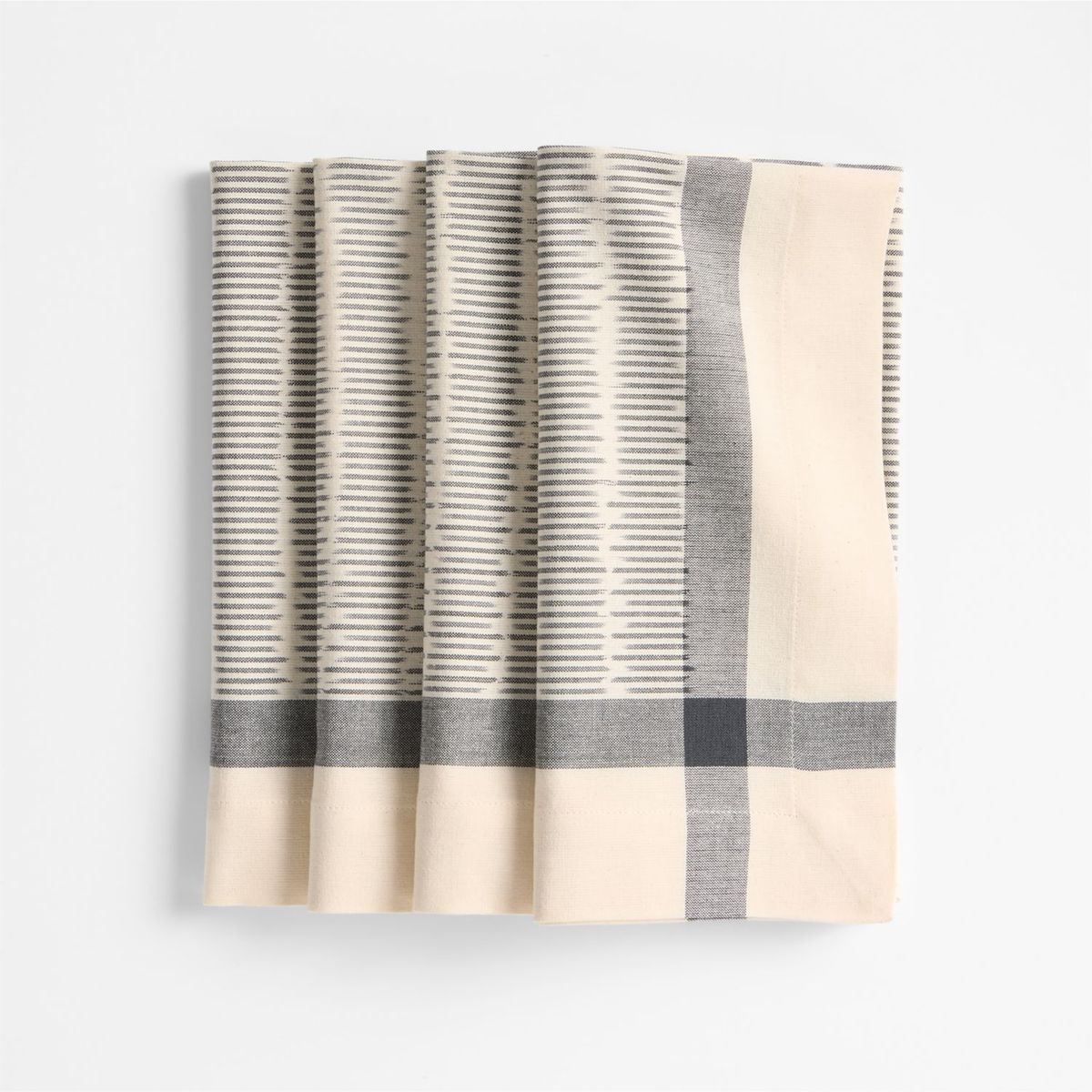 CRATE & BARREL - Set de 4 Servilletas Ikat 100% Algodón