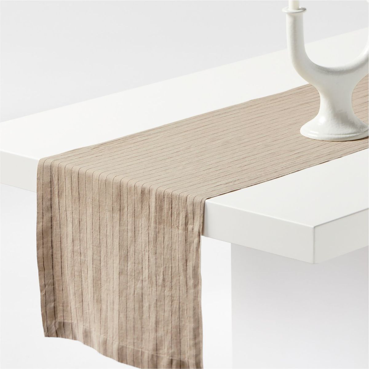 CRATE & BARREL - Camino de Mesa Marin 100% Lino 305cm