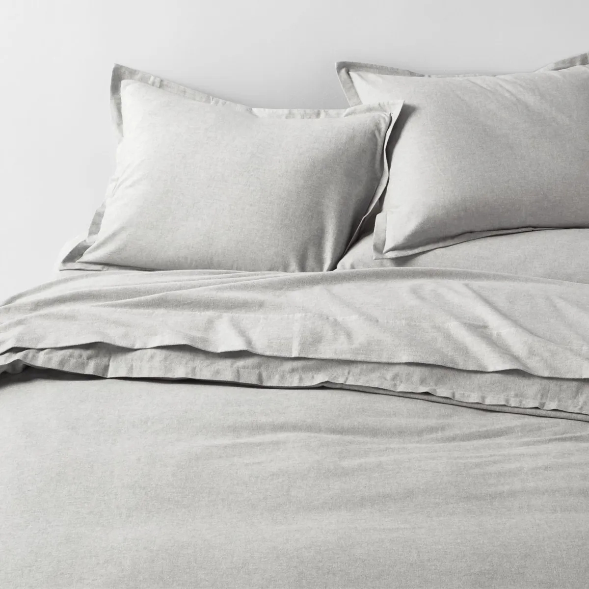 CRATE & BARREL - Funda De Duvet Flannel 100% Algodón Orgánico