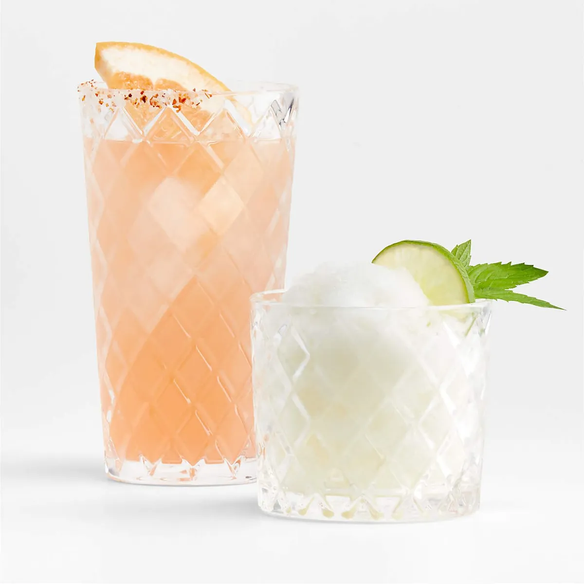 CRATE & BARREL - Vaso Acrílico Alto Hatch