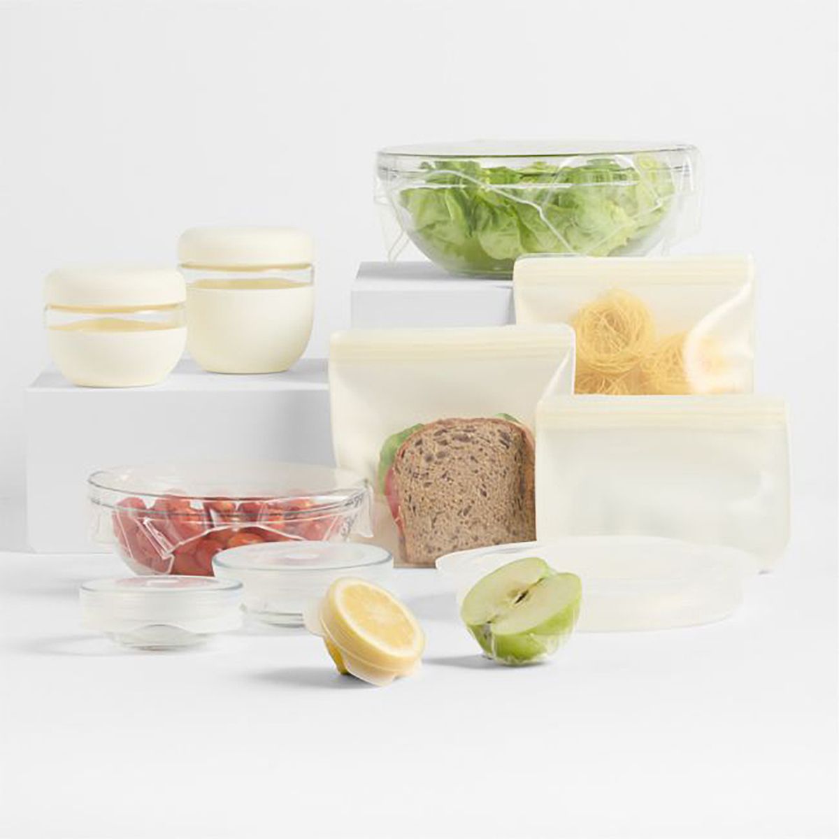 CRATE & BARREL - Set de 14 Contenedores W&P Sustainable