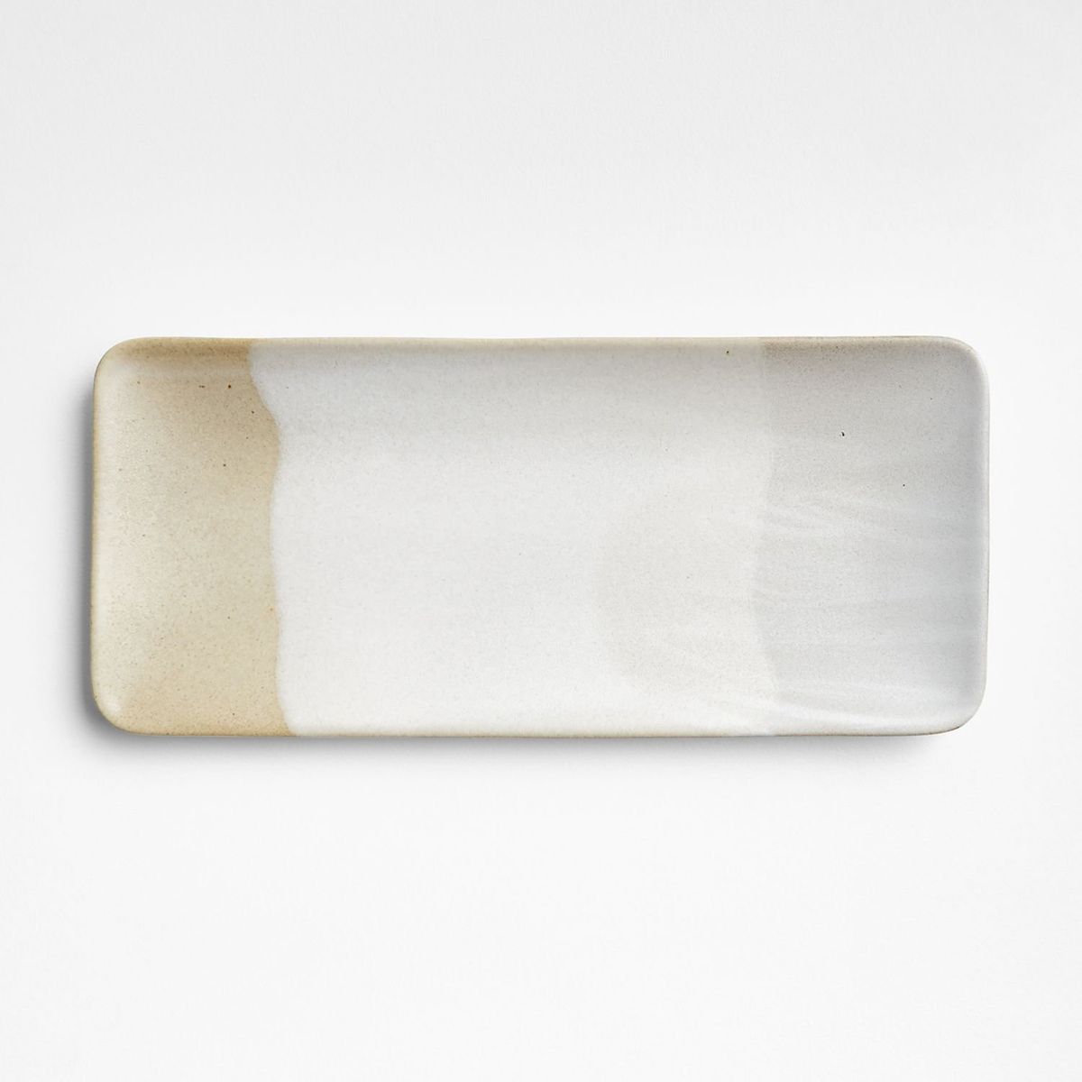 CRATE & BARREL - Plato Rectangular De Gres