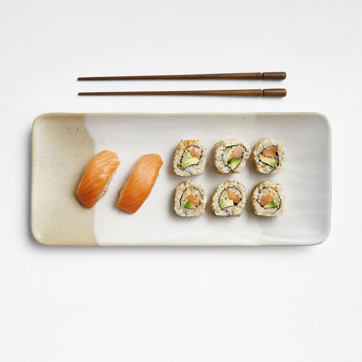 CRATE & BARREL - Plato Rectangular De Gres