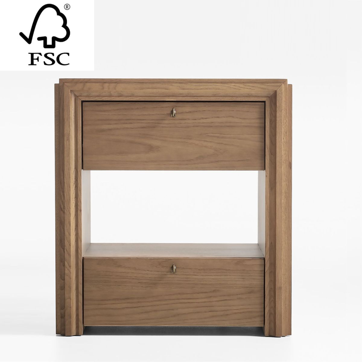 CRATE & BARREL - Mesa De Noche Caldwell By Jake Arnold