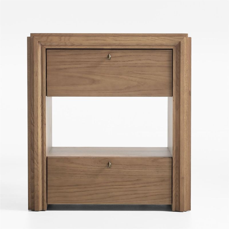 CRATE & BARREL - Mesa De Noche Caldwell By Jake Arnold