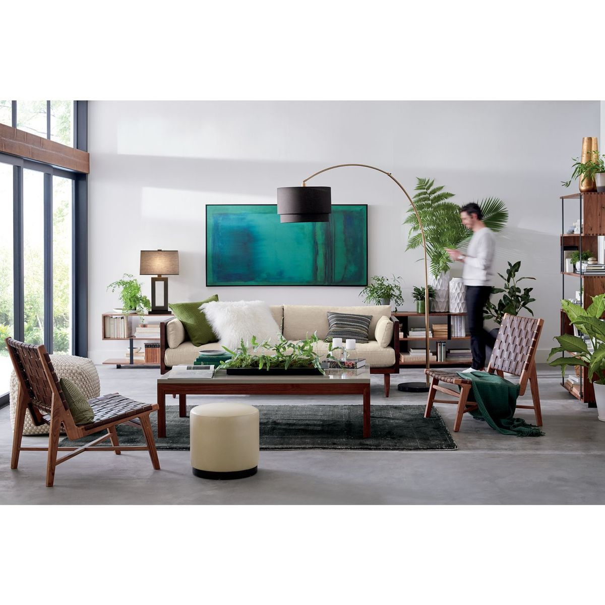 CRATE & BARREL - Cuadro Emerald