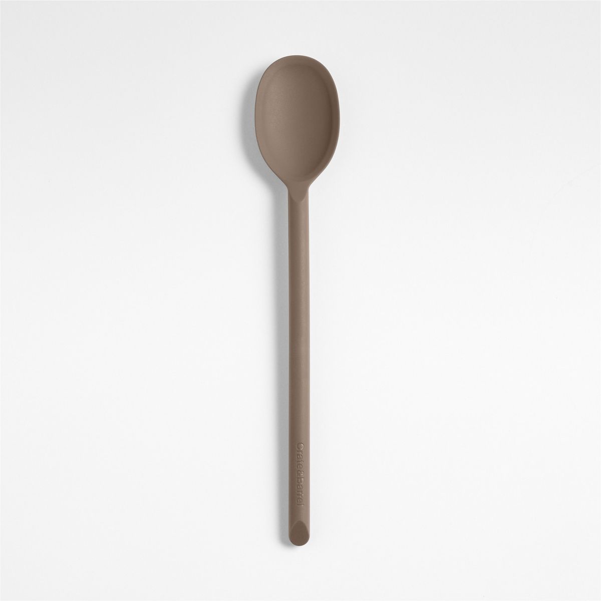 CRATE & BARREL - Cuchara de Silicona Marrón