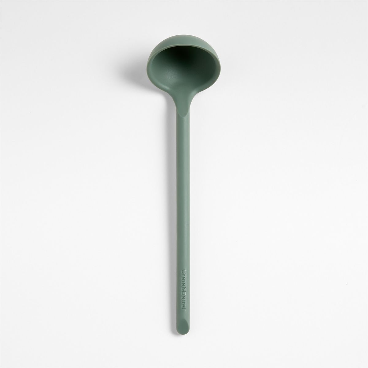 CRATE & BARREL - Cucharón de Silicona Verde