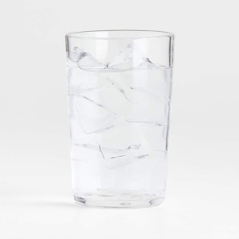 CRATE & BARREL - Vaso De Vidrio Soplado A Mano Transparente De Malta