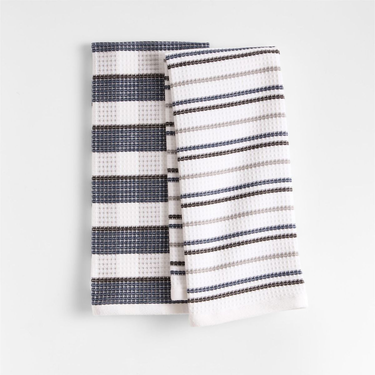 CRATE & BARREL - Set de 2 Paños Waffle Terry