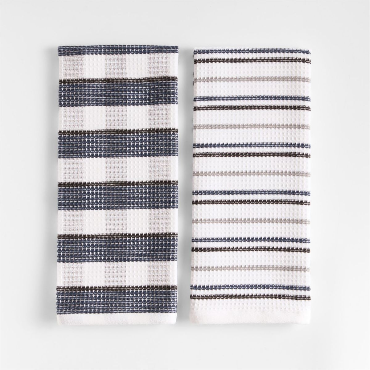 CRATE & BARREL - Set de 2 Paños Waffle Terry