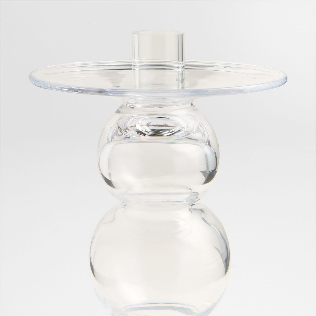 CRATE & BARREL - Porta Vela Ophelia de Vidrio