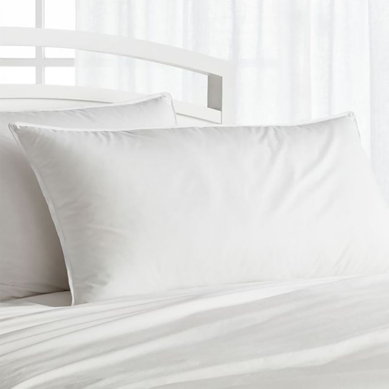 CRATE & BARREL - Almohada Hipoalergénica Firme King 50x91cm