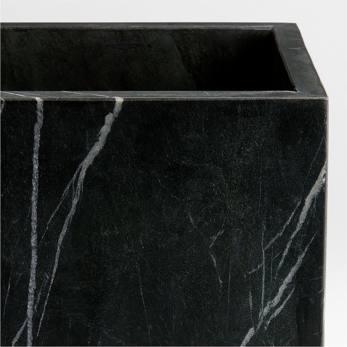 CRATE & BARREL - Papelera Bleecker de Mármol