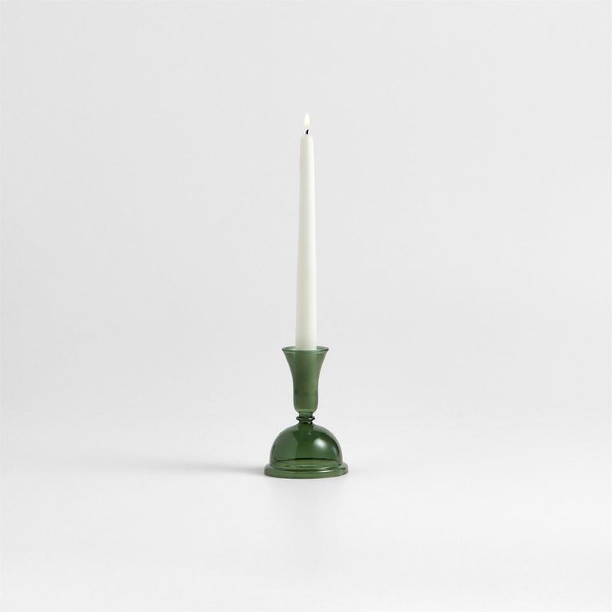 CRATE & BARREL - Porta Vela Faroe de Vidrio